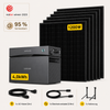 1200Wp+4,0kWh, Sunshare Glory 3.0 Basic Set (6x200Wp Solarmodule),Balkonkraftwerk mit Speicher