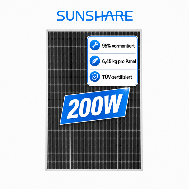 Sunshare RayLite Solarmodul – Ansicht 2