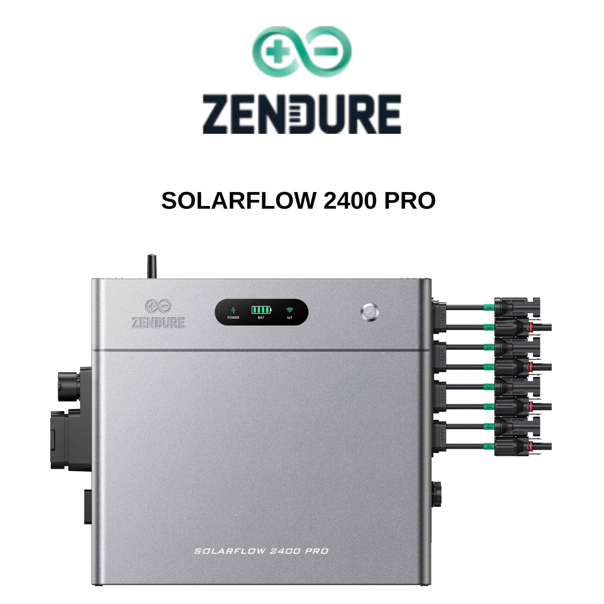 Zendure SolarFlow 2400 Pro Balkonkraftwerk Speicher 2,4 kWh | Sun365