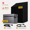 1200Wp+4,0kWh, Sunshare Glory 3.0 Basic Set (6x200Wp Solarmodule),Balkonkraftwerk mit Speicher
