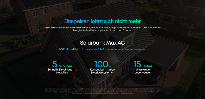 Anker SOLIX Solarbank Max AC – 7 kWh LiFePO₄
