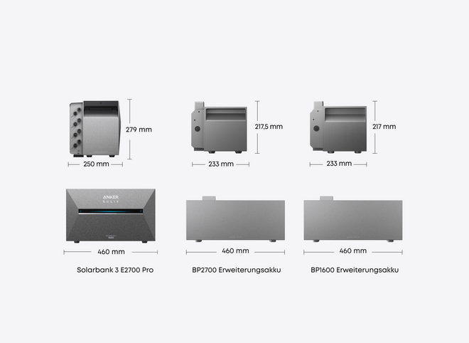Anker SOLIX BP2700 – IP65 Schutz, wetterfest