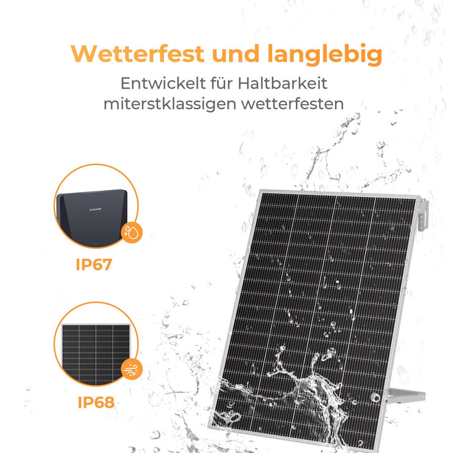 600W Balkonkraftwerk, Sunshare RayLite (3x200Wp Solarmodule), 800W Mikrowechselrichter – Ansicht 4