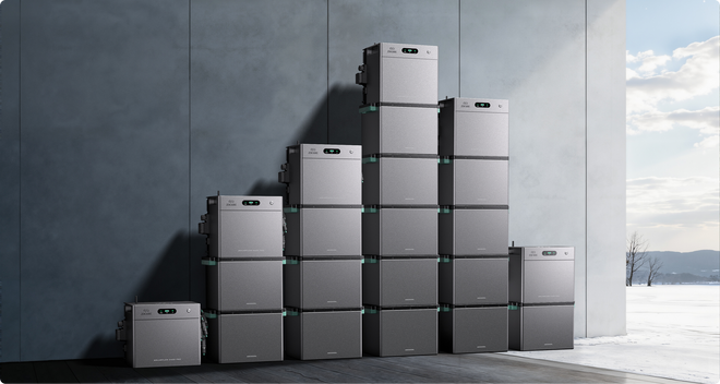 Bis zu 16,8 kWh erweiterbar