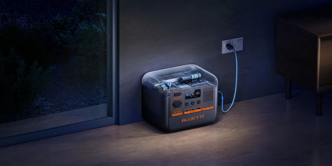 BLUETTI AC50P – Turboschnellladen an der Steckdose