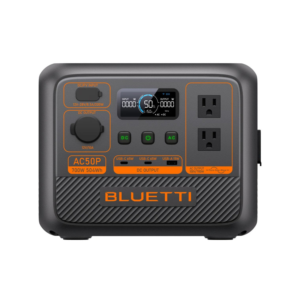 BLUETTI AC50P Tragbare Powerstation – Gesamtansicht
