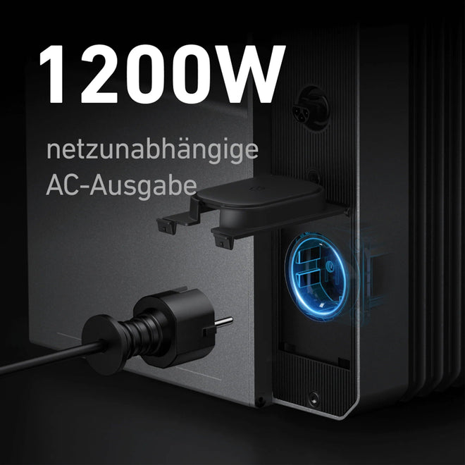 Anker SOLIX Solarbank 2 E1600 AC - 1200W AC-Ausgabe