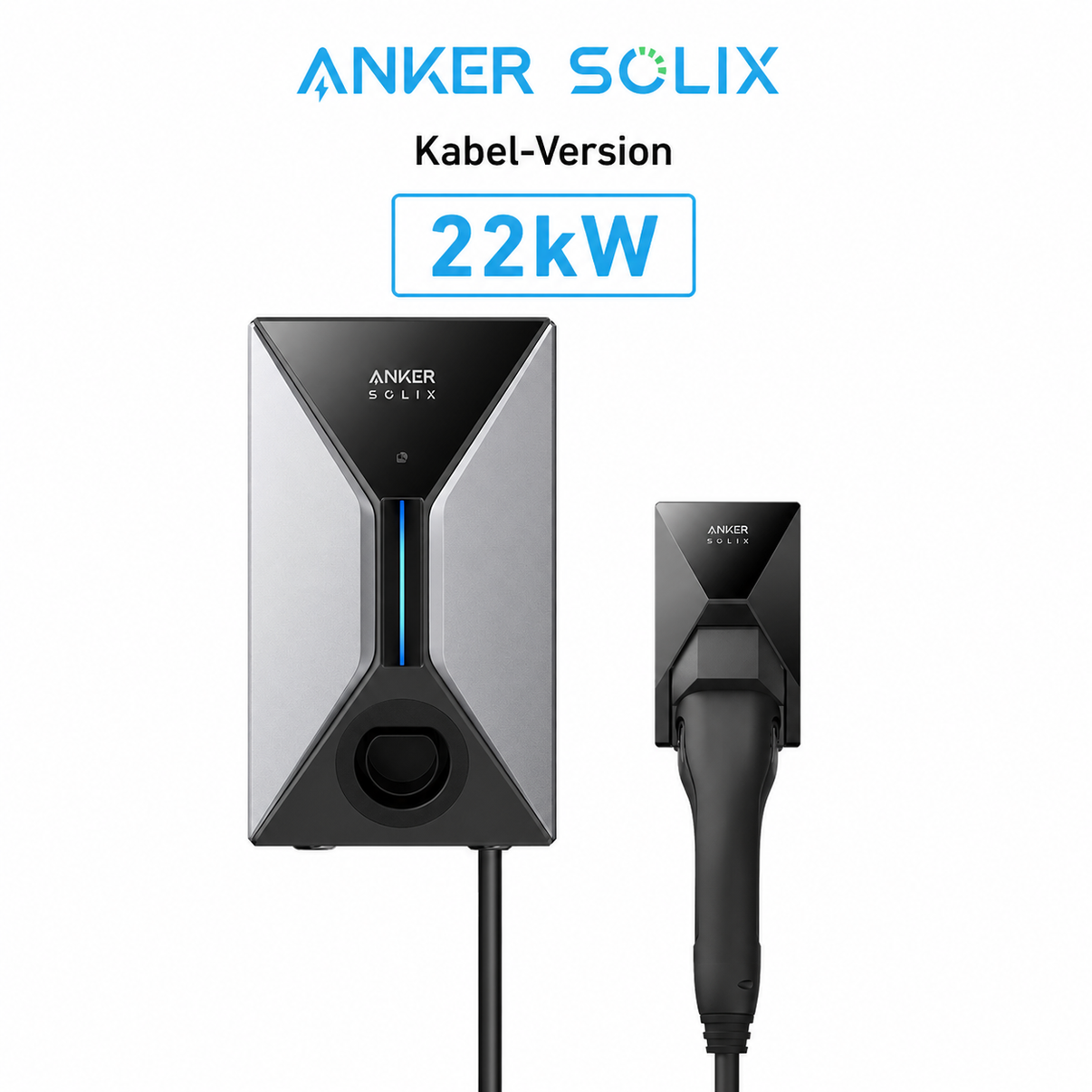 Anker SOLIX V1 Wallbox 22kW Kabel-Variante