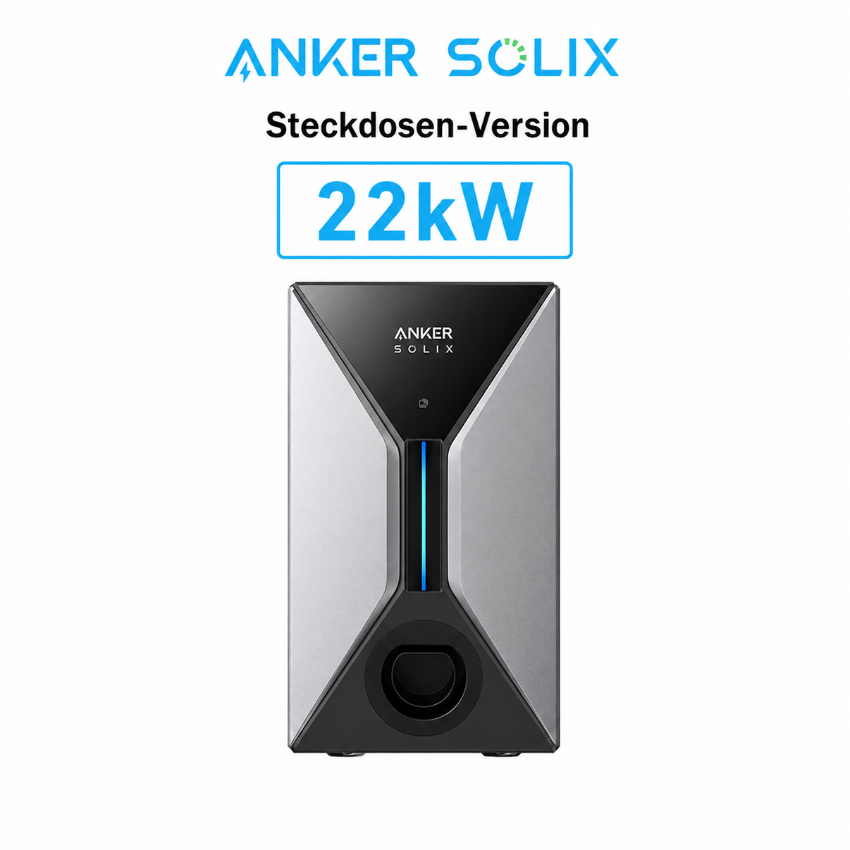 Anker SOLIX V1 Wallbox 22kW Stecker-Variante