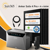 Anker SOLIX Solarbank 4 E5000 Pro Bundle mit 4× 500W Bifazial-Solarmodulen - 0% MwSt. gemäß § 12 Abs. 3 UStG
