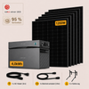 1200Wp+4,0kWh, Sunshare Glory 3.0 Basic Set (6x200Wp Solarmodule),Balkonkraftwerk mit Speicher