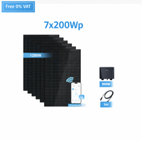 1400W Balkonkraftwerk,Sunshare Ray(7x200Wp Solarmodule),800W Mikrowechselrichter