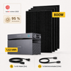 800Wp+1,526kWh, Sunshare Balkonkraftwerk mit Speicher, Glory Basic Set(800Wp Solarmodule)