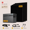 800Wp+1,526kWh, Sunshare Balkonkraftwerk mit Speicher, Glory Basic Set(800Wp Solarmodule)