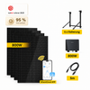 800W Balkonkraftwerk, Sunshare Ray (4x200Wp Solarmodule),800W Mikrowechselrichter