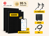 600W Balkonkraftwerk, Sunshare Ray (3x200Wp Solarmodule),800W Mikrowechselrichter