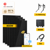 800W Balkonkraftwerk, Sunshare Ray (4x200Wp Solarmodule),800W Mikrowechselrichter