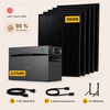 800Wp+2,04kWh, Sunshare Glory 2.0 Basic Set (4x200Wp Solarmodule),Balkonkraftwerk mit Speicher