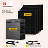 1000Wp+4,07kWh, Sunshare Glory 2.0 Standard Set (5x200Wp Solarmodule),Balkonkraftwerk mit Speicher