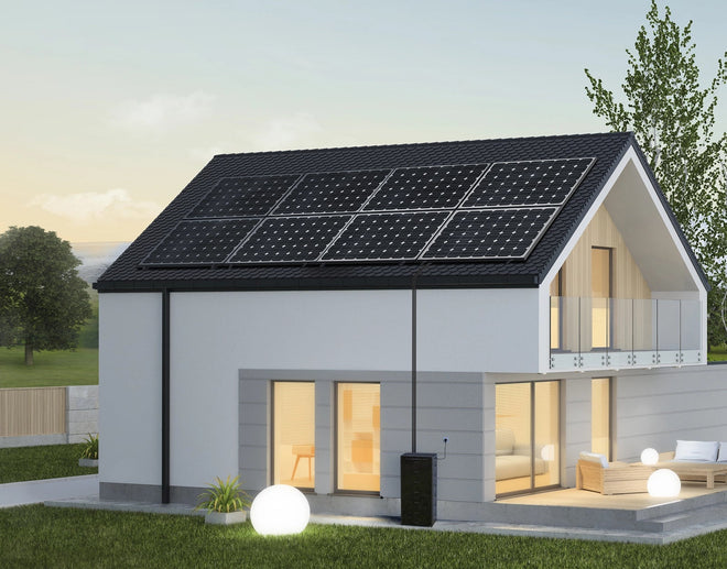 MARSTEK Venus D – Modernes Haus mit Solarpanelen