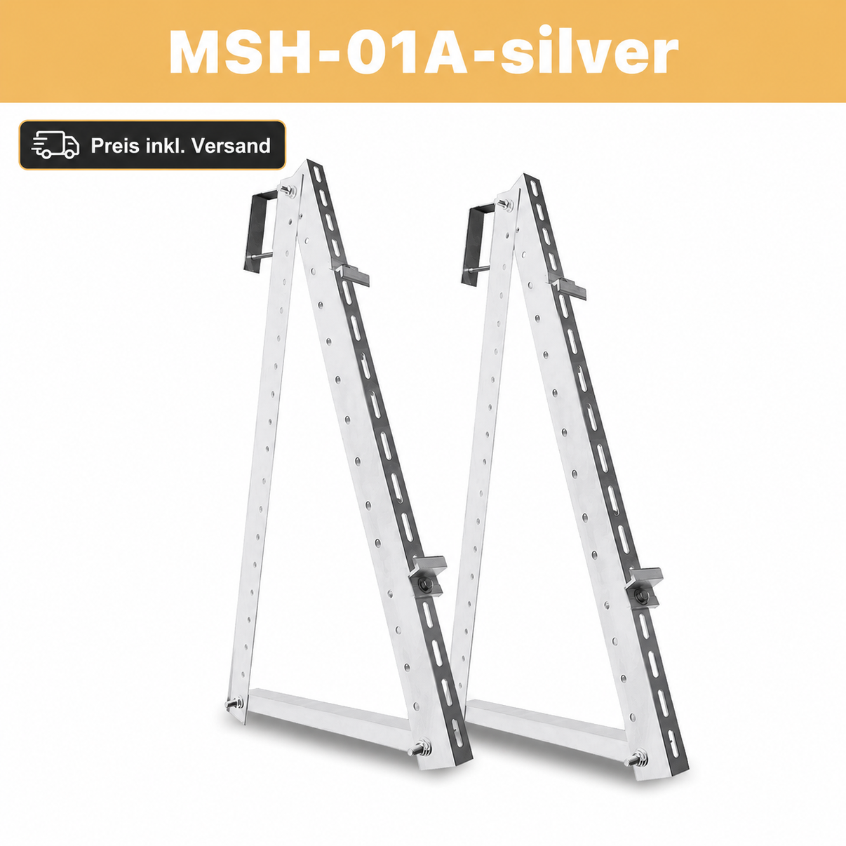 MSH-01A Solarmodulhalterung silber