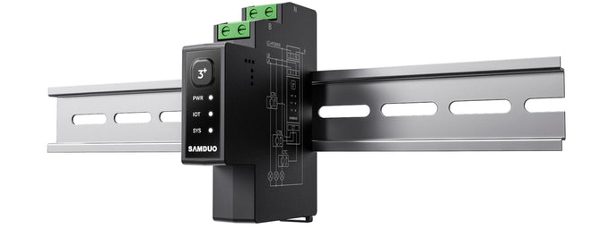 SAMDUO Smart Meter Hutschienenmontage Breitbild
