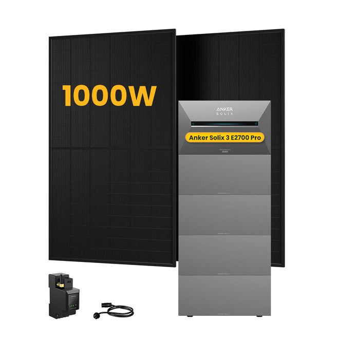 Anker SOLIX Solarbank 3 E2700 Pro Bundle - 13,5 kWh
