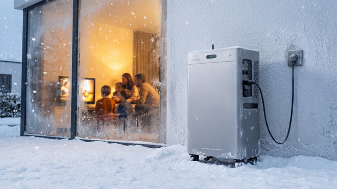 SolarFlow 4000 Mix AC+ – IP65-zertifiziert: Zuverlässig auch im Winter und Schnee