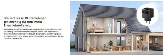 Anker SOLIX Smart Plug Gen 2 - bis zu 10 Steckdosen