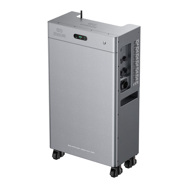 Zendure SolarFlow 4000 Mix Pro – Originalansicht mit seitlichen Anschlüssen