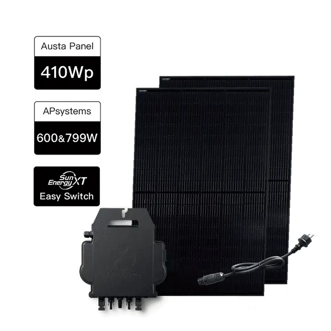 SunEnergyXT 500 – Balkon Installation