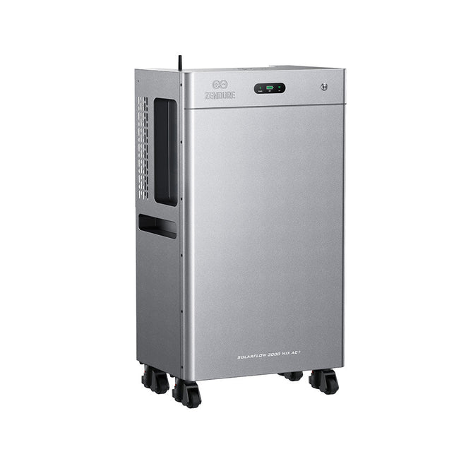 Zendure SolarFlow 3000 Mix AC+ – Gesamtansicht mit Abmessungen
